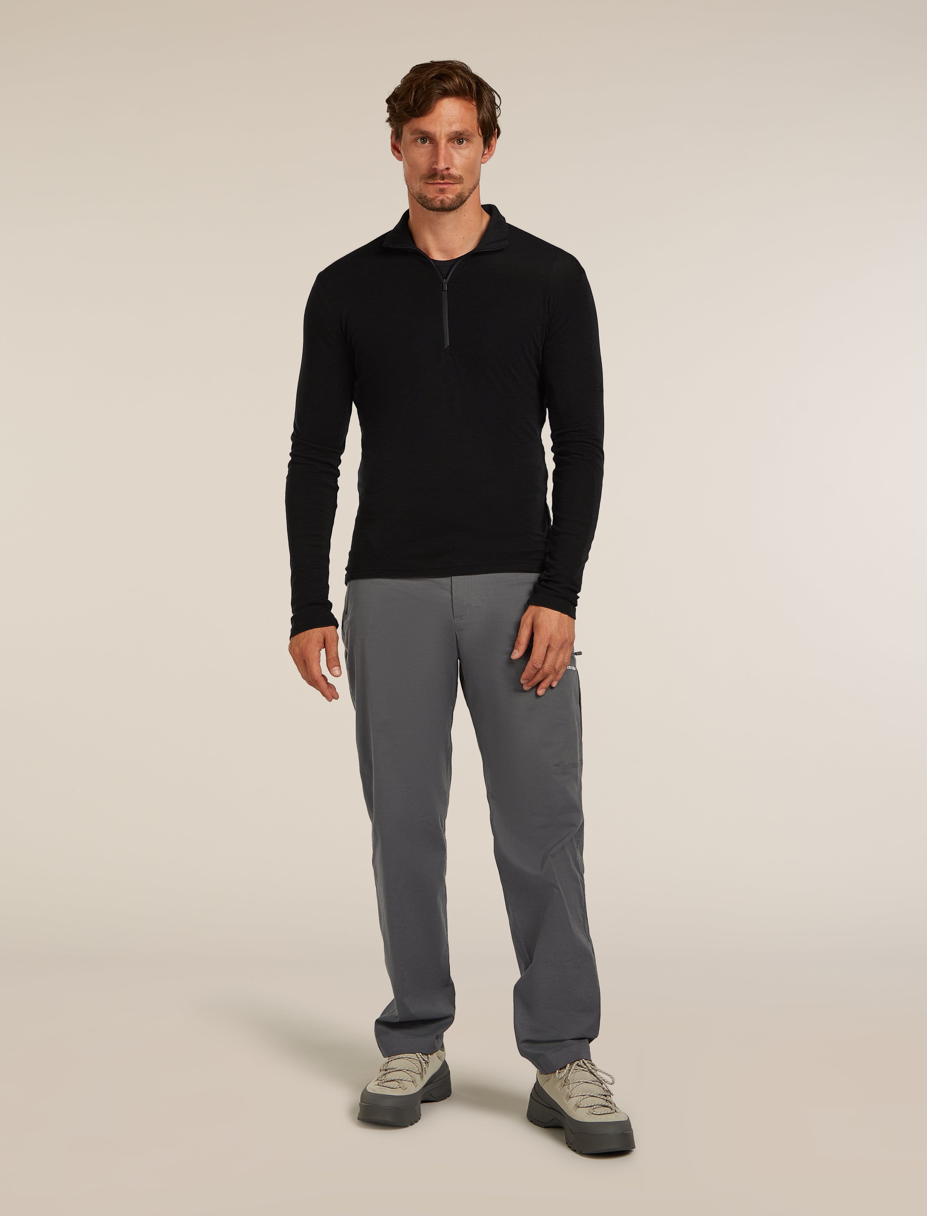 暖突 S L ロング Men's Merino 175 Everyday Long Sleeve Half Zip Thermal Top