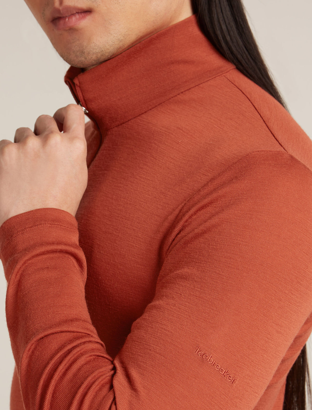 Men's Merino 175 Everyday Long Sleeve Half Zip Thermal Top Jasper - 7