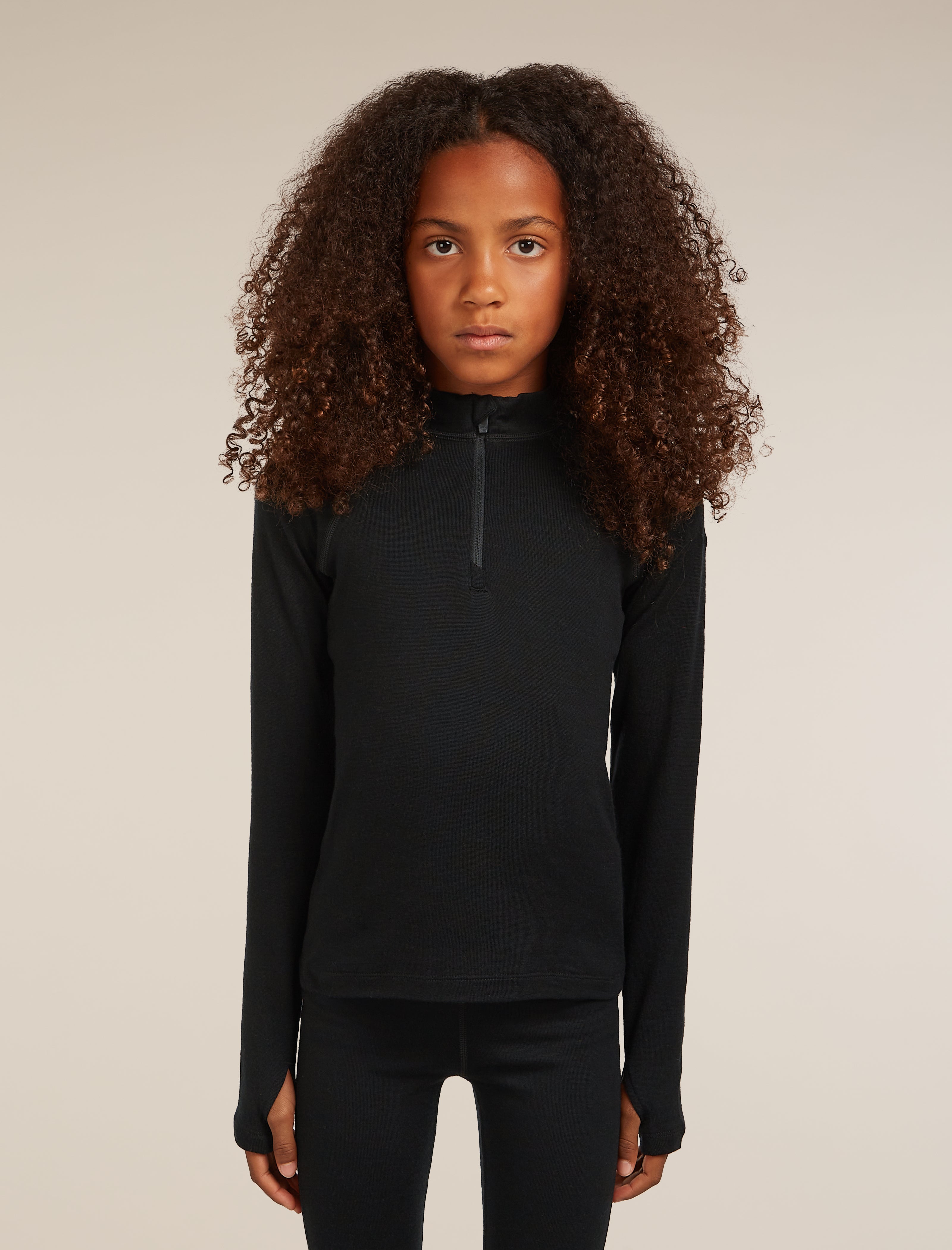 Kids' Merino 260 Tech Long Sleeve Half Zip Thermal Top| icebreaker