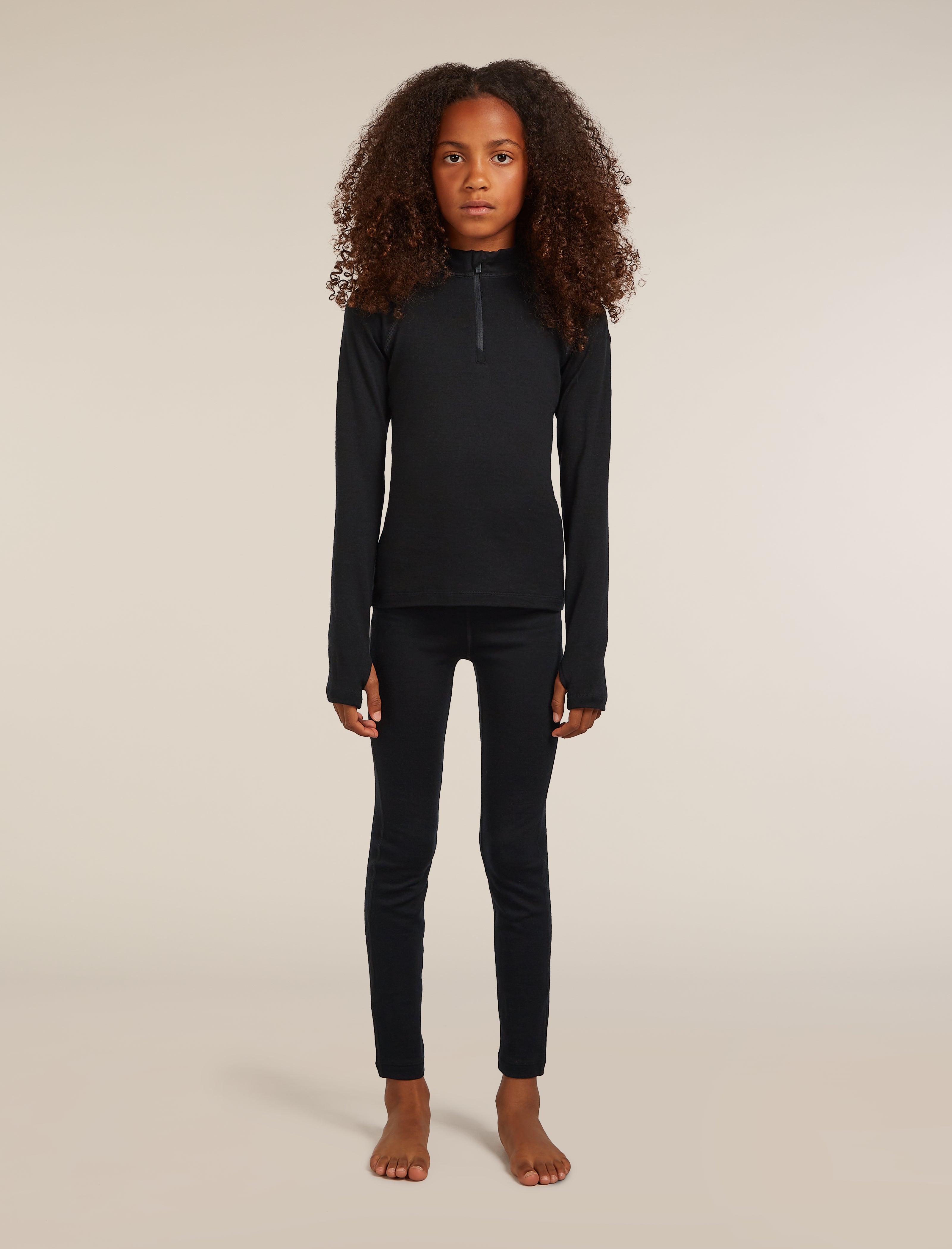 Kids' Merino 260 Tech Long Sleeve Half Zip Thermal Top| icebreaker
