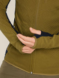 Men's Descender Long Sleeve Zip Hoodie Algae - 7