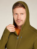 Men's Descender Long Sleeve Zip Hoodie Algae - 9