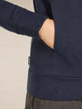 Women's Central Classic Long Sleeve Zip Hoodie Midnight Navy - 6