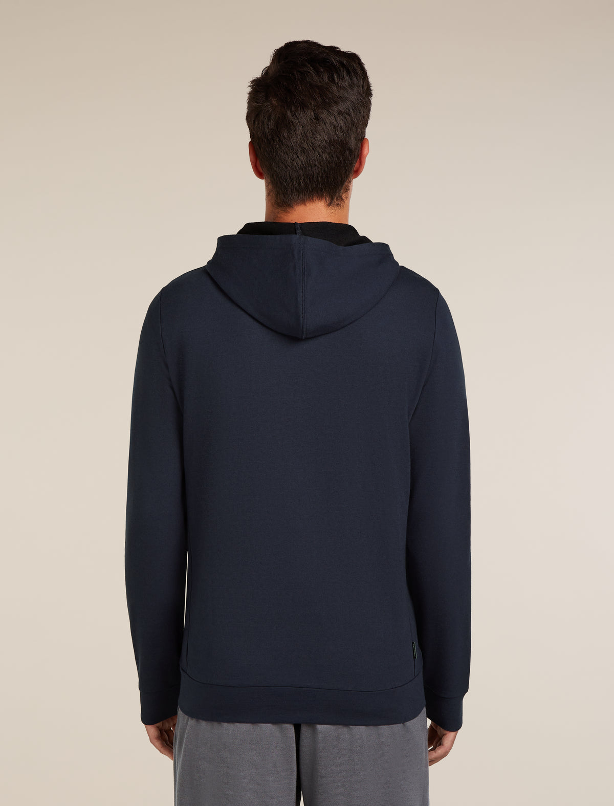 Men's Central Classic Long Sleeve Zip Hoodie Midnight Navy - 2