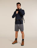 Men's Central Classic Long Sleeve Zip Hoodie Midnight Navy - 4