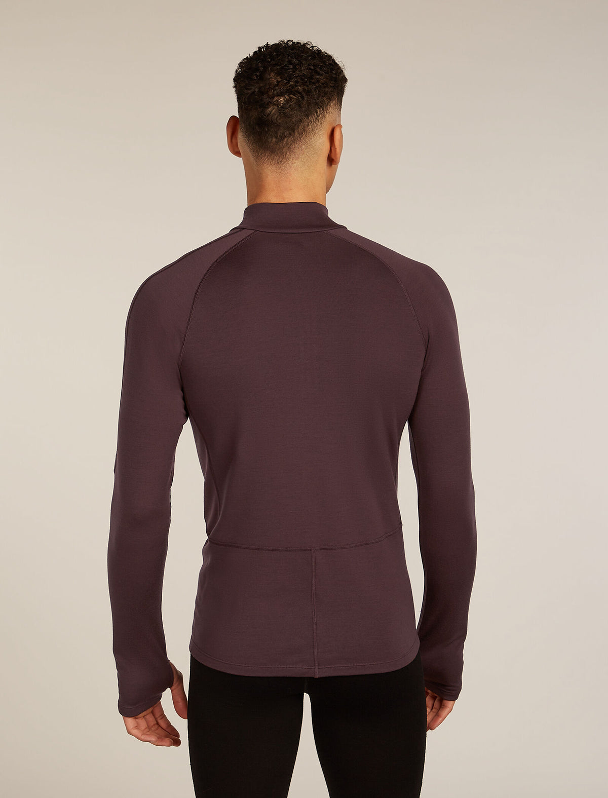 Men's 300 MerinoFine™ Polar Long Sleeve Half Zip Thermal Top Java - 2