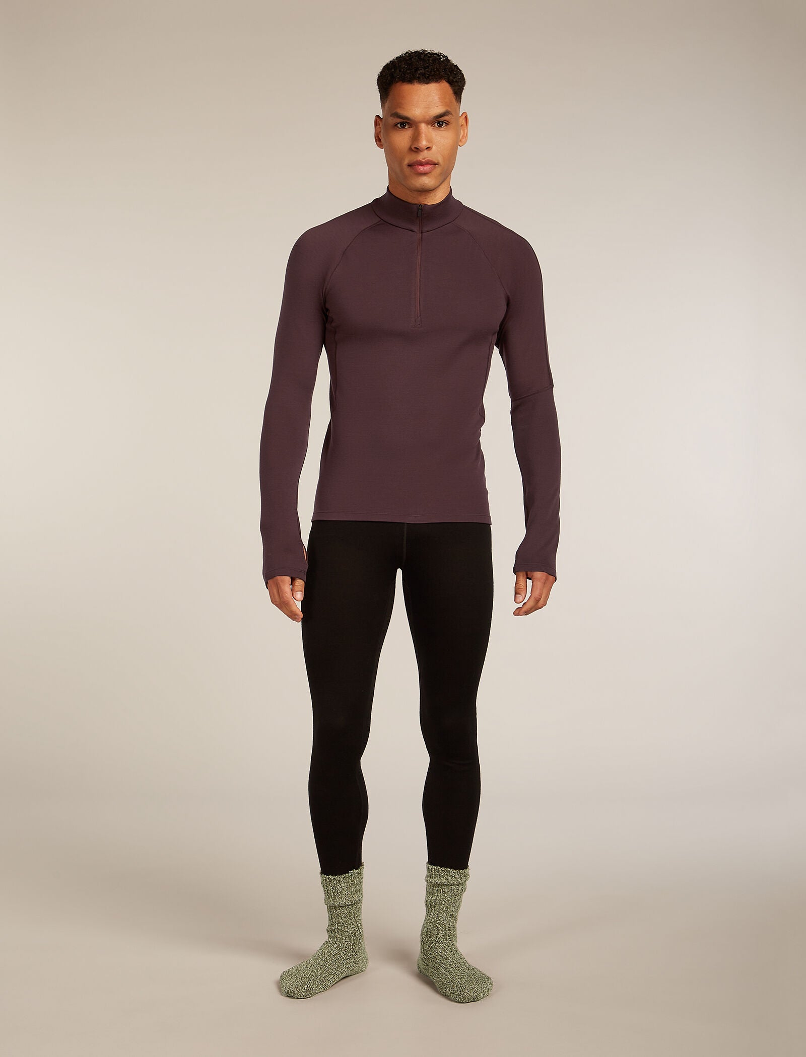 Men's 300 MerinoFine™ Polar Long Sleeve Half Zip Thermal Top