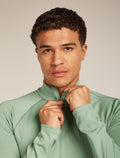 Men's 300 MerinoFine™ Polar Long Sleeve Half Zip Thermal Top Seaglass - 6