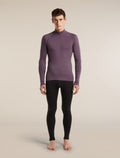 Men's 300 MerinoFine™ Polar Long Sleeve Half Zip Grey Plum - 3