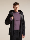 Men's 300 MerinoFine™ Polar Long Sleeve Half Zip Grey Plum - 5