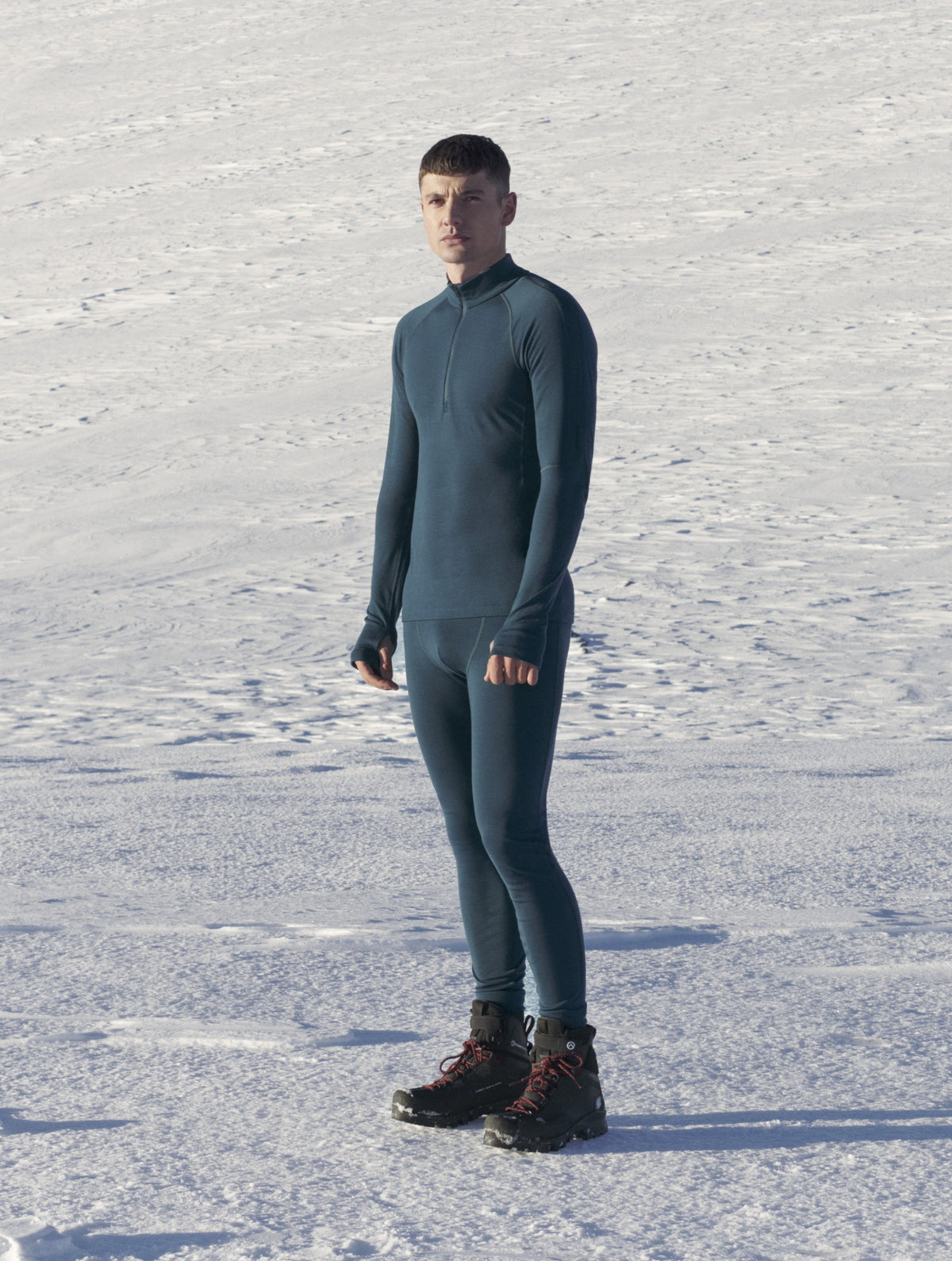 icebreaker Men's 300 MerinoFine™ Polar Long Sleeve Half Zip Abyss Men - 8