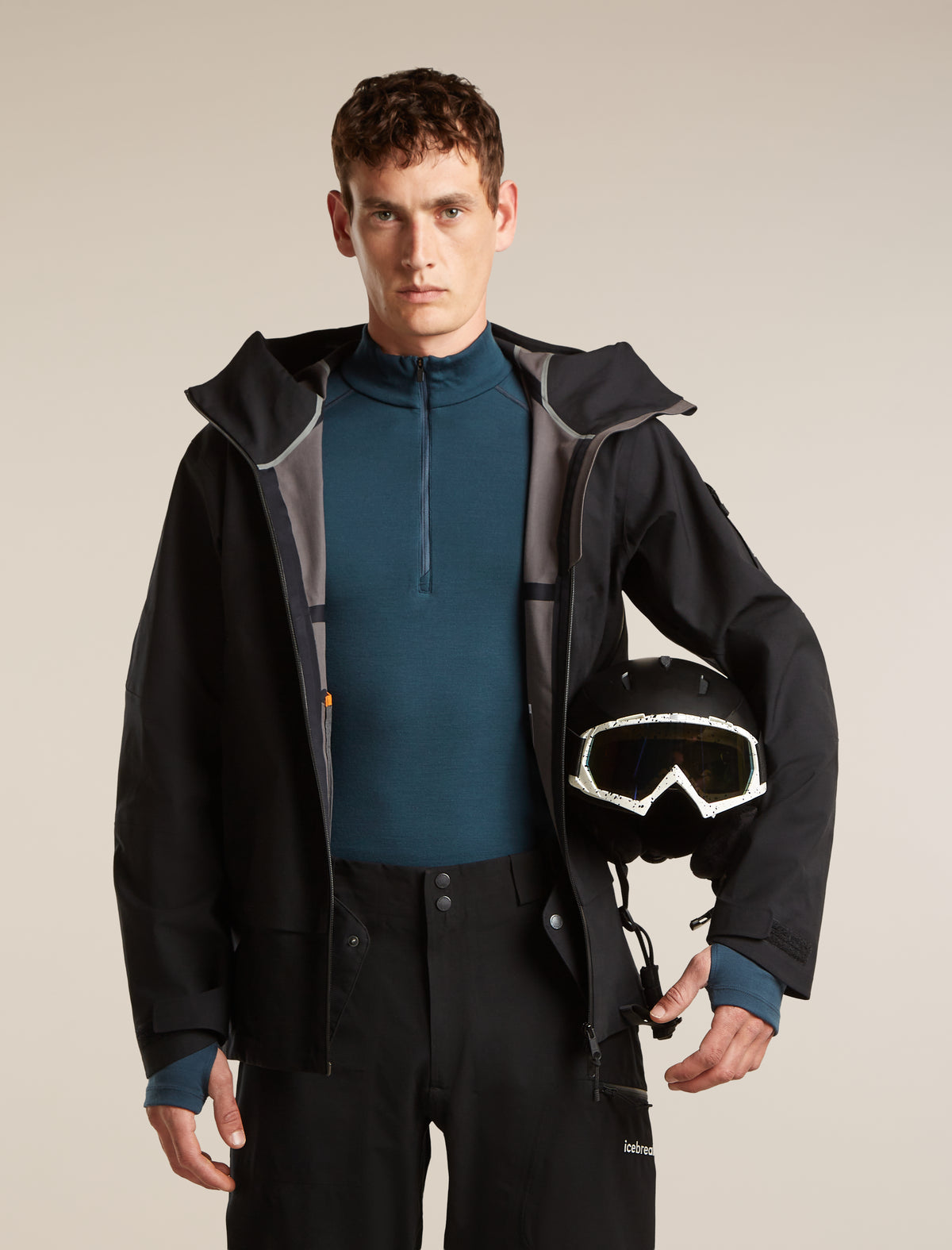 Men's 300 MerinoFine™ Polar Long Sleeve Half Zip Abyss - 5