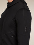 Men's Merino 560 Realfleece™ Elemental Long Sleeve Zip Hoodie Black - 5