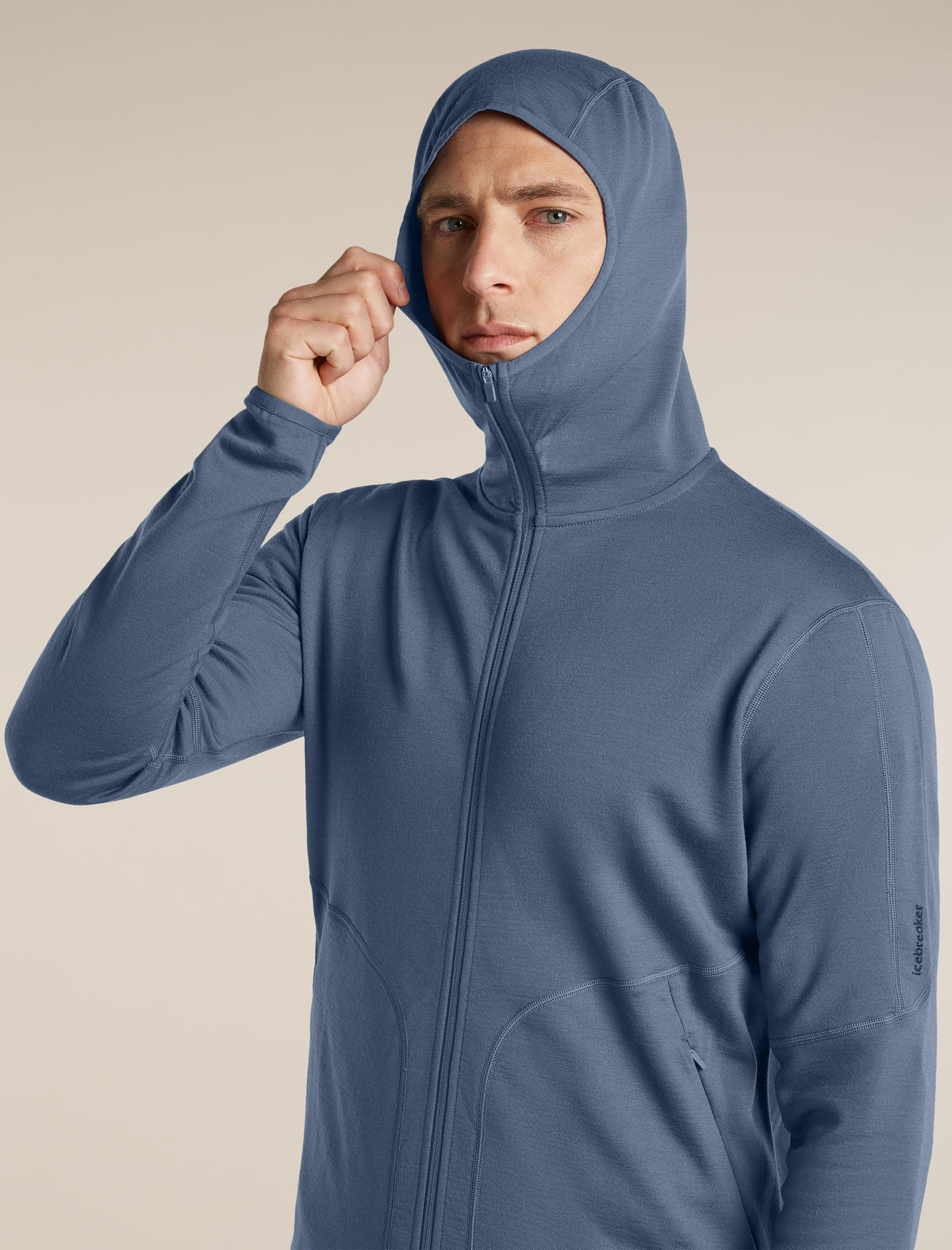 Haut à capuchon à glissière 560 RealFleece™ Elemental en mérinos pour hommes  - 7