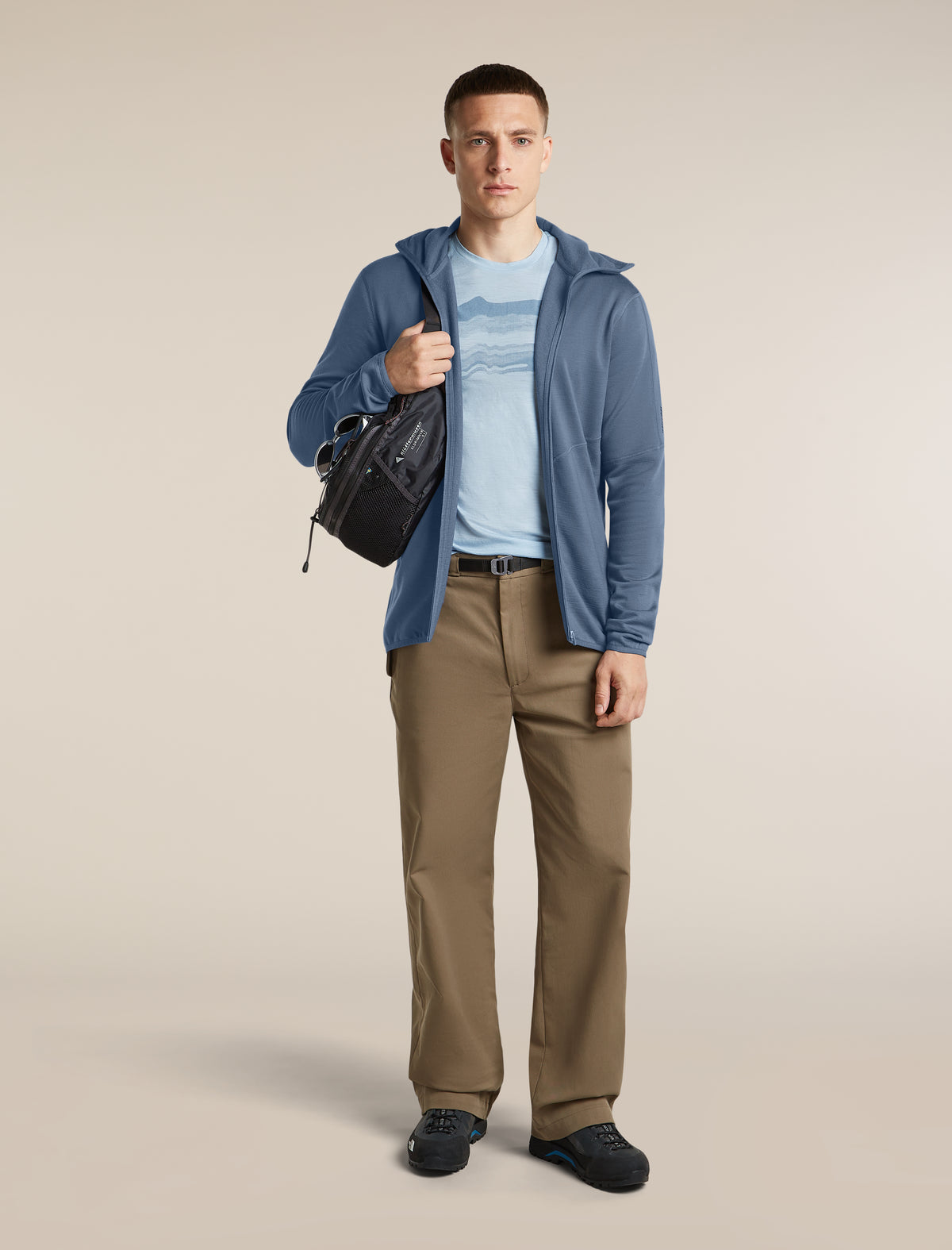 Haut à capuchon à glissière 560 RealFleece™ Elemental en mérinos pour hommes  - 4