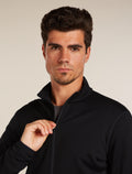 Men's Merino 560 Realfleece™ Elemental Long Sleeve Zip Jacket Black - 5