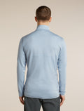 Men's Merino 560 RealFleece™ Elemental Long Sleeve Zip Hoodie Zinc Blue - 2