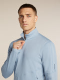 Men's Merino 560 RealFleece™ Elemental Long Sleeve Zip Hoodie Zinc Blue - 6