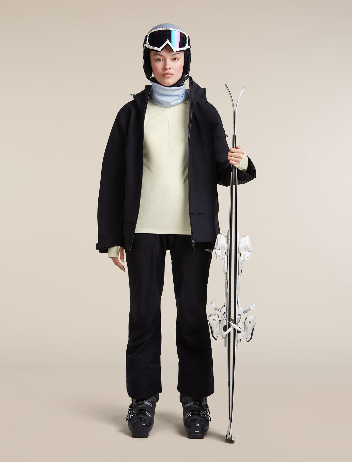 Women's 300 MerinoFine™ Polar Long Sleeve Half Zip Undyed - 4