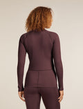 Women's 300 MerinoFine™ Polar Long Sleeve Half Zip Thermal Top Java - 2