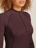 Women's 300 MerinoFine™ Polar Long Sleeve Half Zip Thermal Top Java - 5