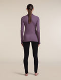 Women's 300 MerinoFine™ Polar Long Sleeve Half Zip Grey Plum - 8