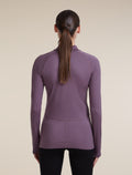 Women's 300 MerinoFine™ Polar Long Sleeve Half Zip Grey Plum - 2