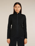 Women's Merino 560 Realfleece™ Elemental Long Sleeve Zip Black - 1