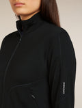 Women's Merino 560 Realfleece™ Elemental Long Sleeve Zip Black - 6