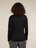 Women's Merino 560 Realfleece™ Elemental Long Sleeve Zip Hoodie Black - 2