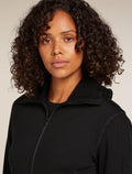 Women's Merino 560 Realfleece™ Elemental Long Sleeve Zip Hoodie Black - 5