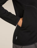 Women's Merino 560 Realfleece™ Elemental Long Sleeve Zip Hoodie Black - 8