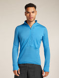 Men's Merino Blend 200 Realfleece™ Descender Long Sleeve Half Zip Top Arctic - 1