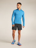 Men's Merino Blend 200 Realfleece™ Descender Long Sleeve Half Zip Top Arctic - 4