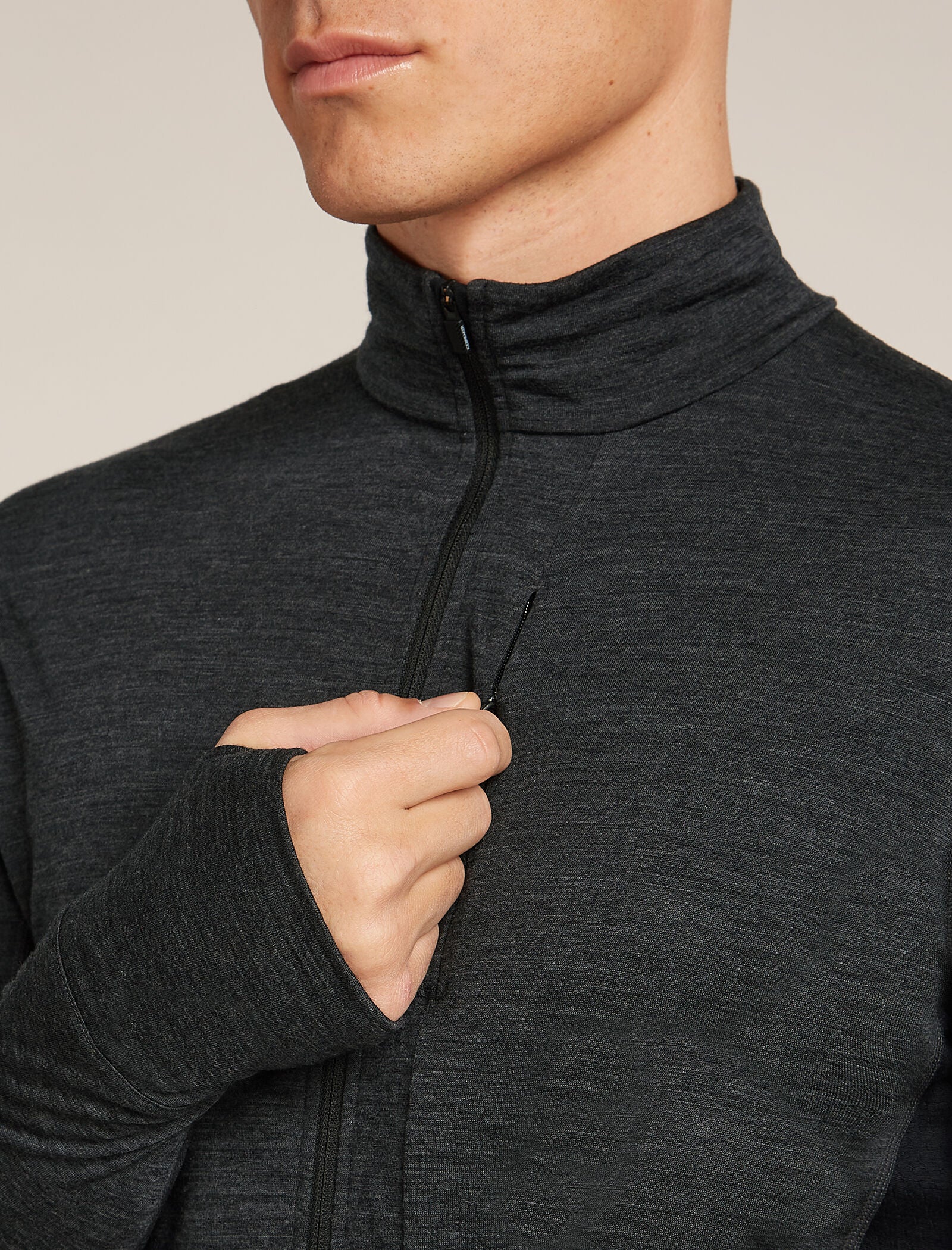 Men's Merino Blend 200 Realfleece™ Descender Long Sleeve Half Zip