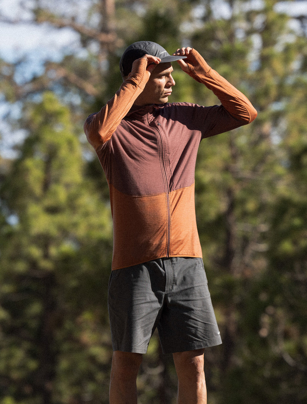 Haut à capuche, manches longues et glissière 200 RealFleece™ Descender en mélange de mérinos Men's  - 5