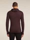 Men's Merino Blend 200 Realfleece™ Descender Long Sleeve Zip Hoodie Java - 2