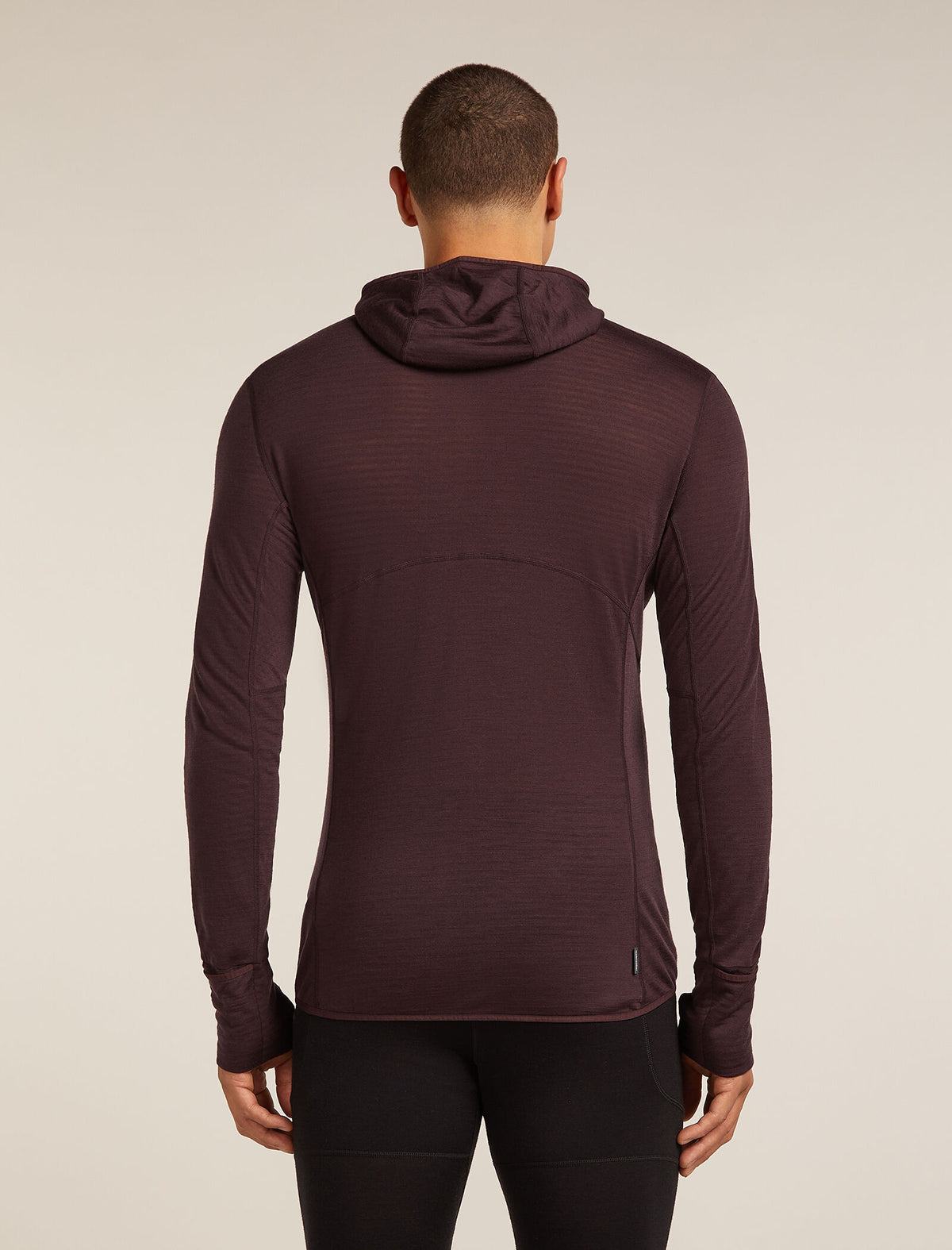 Men's Merino Blend 200 Realfleece™ Descender Long Sleeve Zip Hoodie Java - 2