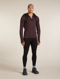 Men's Merino Blend 200 Realfleece™ Descender Long Sleeve Zip Hoodie Java - 4