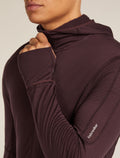 Men's Merino Blend 200 Realfleece™ Descender Long Sleeve Zip Hoodie Java - 5