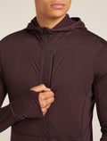 Men's Merino Blend 200 Realfleece™ Descender Long Sleeve Zip Hoodie Java - 7