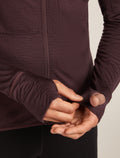 Men's Merino Blend 200 Realfleece™ Descender Long Sleeve Zip Hoodie Java - 9
