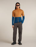 Men's Merino Blend 200 Realfleece™ Descender Long Sleeve Zip Hoodie Trail/Atlantis - 4