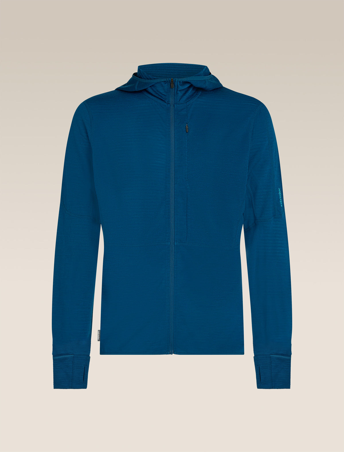 Men's Merino Blend 200 RealFleece™ Descender Long Sleeve Zip Hoodie Atlantis/Arctic - 11