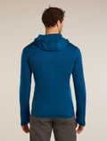 Men's Merino Blend 200 RealFleece™ Descender Long Sleeve Zip Hoodie Atlantis/Arctic - 2