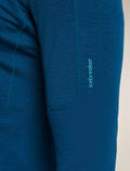 Men's Merino Blend 200 RealFleece™ Descender Long Sleeve Zip Hoodie Atlantis/Arctic - 5