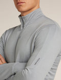 Men's Merino 260 Quantum Long Sleeve Zip Jacket Alloy - 5