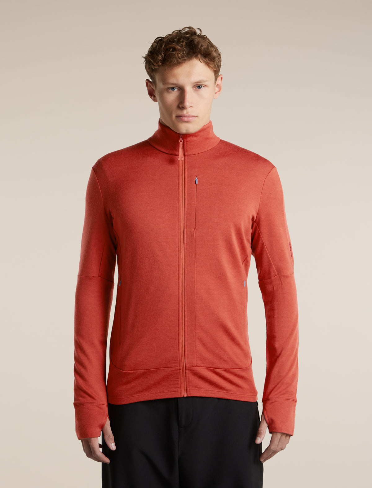 Manteau à glissière 260 Quantum en mérinos pour hommes  - 1