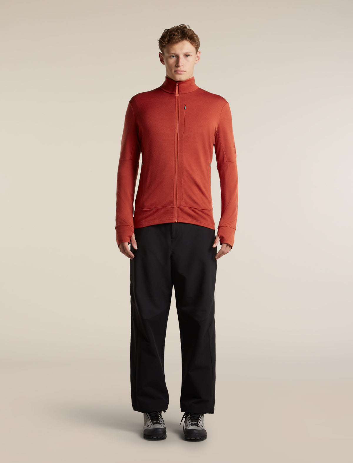 Manteau à glissière 260 Quantum en mérinos pour hommes  - 3