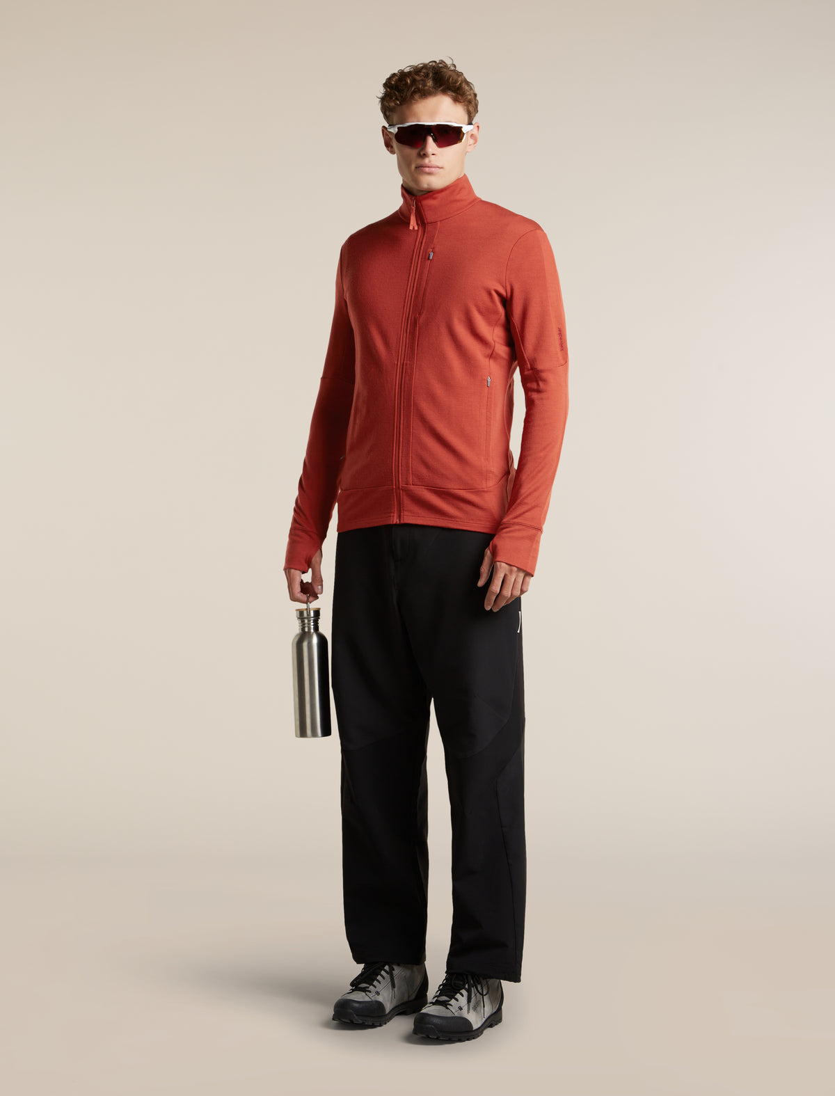Manteau à glissière 260 Quantum en mérinos pour hommes  - 4
